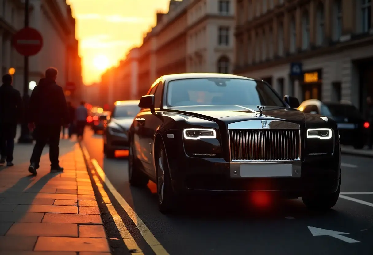Luxury car rental in London