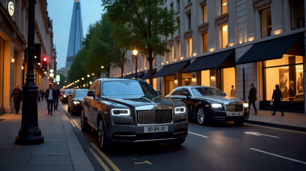 Luxury car rental in London